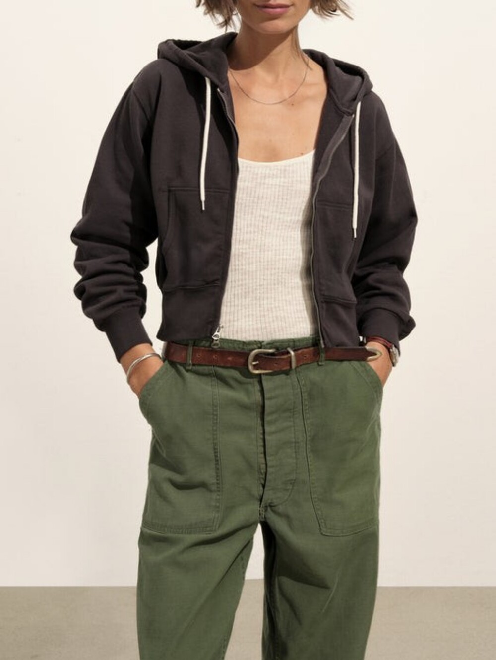 Buck Mason Vintage Interloop Full Zip Hoodie